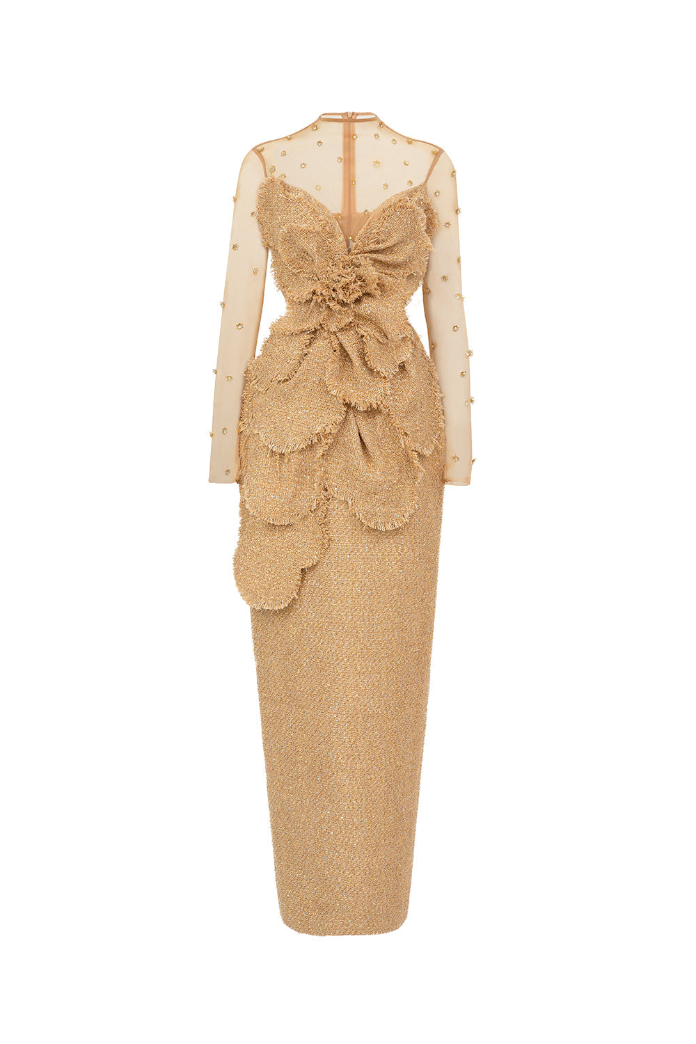 Women's Pineda Pegged Back Slit Polyester Maxi Dress XXS/XS/S/M/L/XL/XXL/3XL/Customize Beige Happy Clothing Women's Pineda Pegged Back Slit Polyester Maxi Dress XXS/XS/S/M/L/XL/XXL/3XL/Customize Beige Happy Clothing