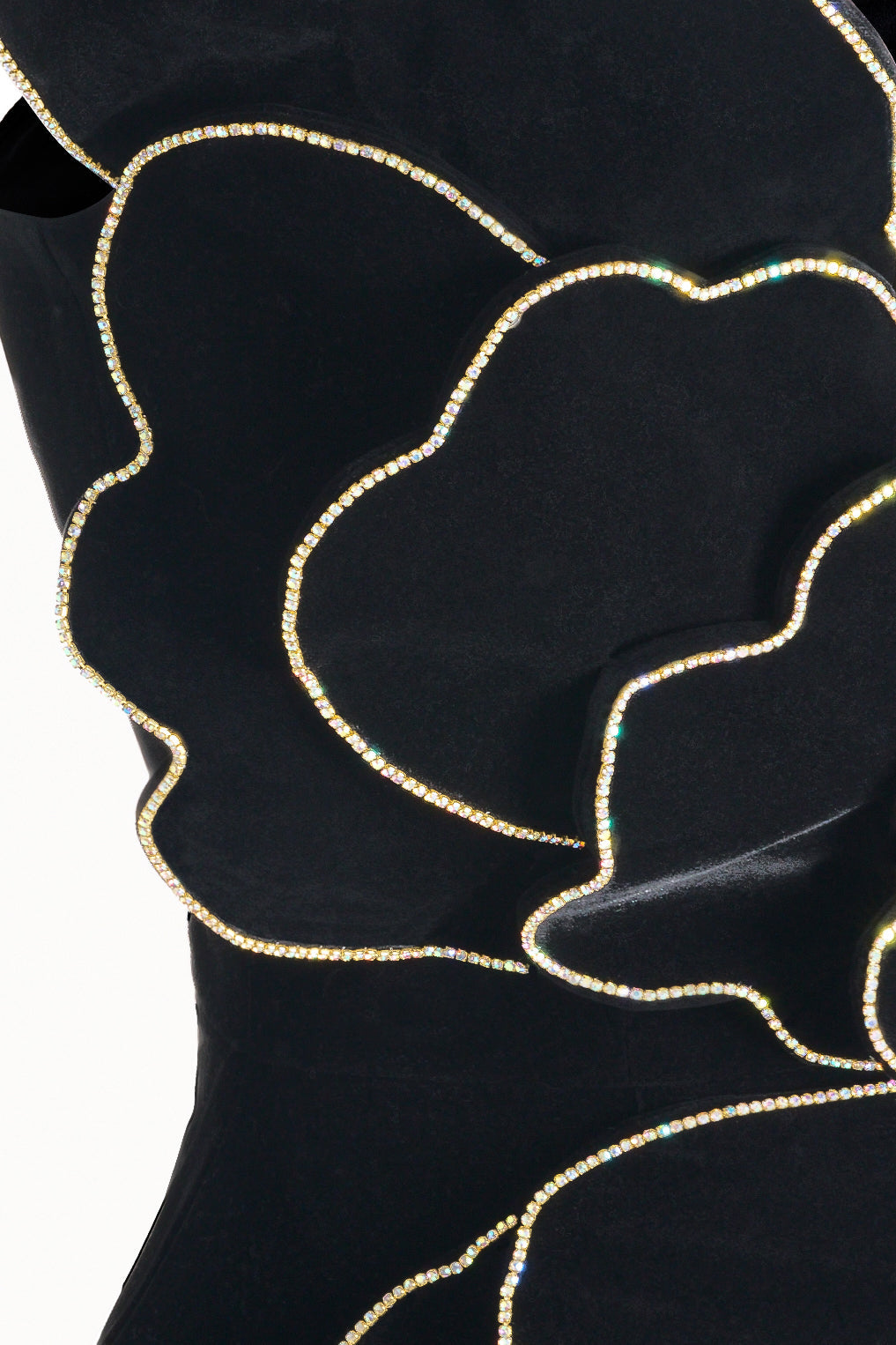 Baylor Pegged Sweetheart Neck Velvet Maxi Dress
