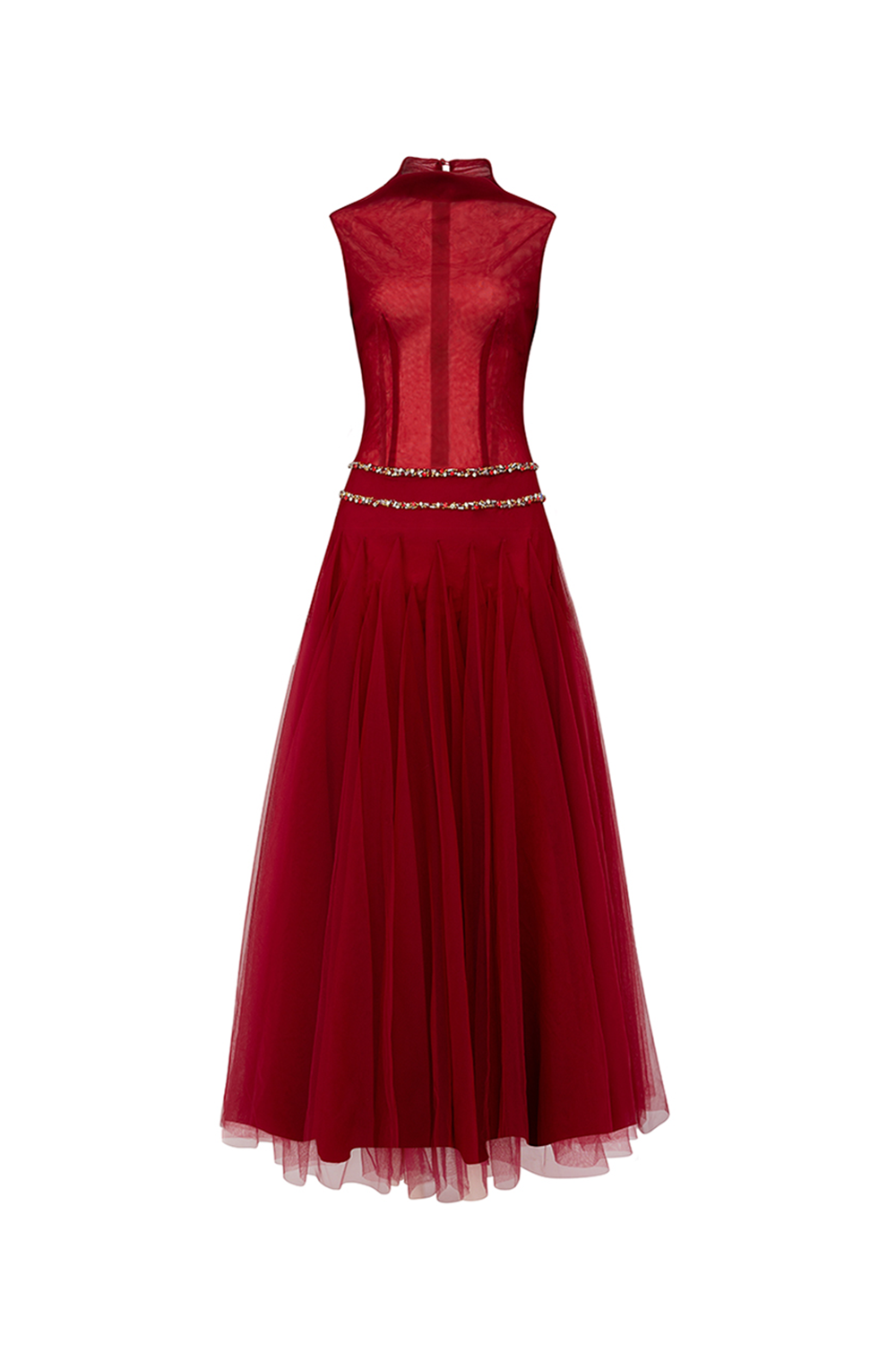karina red dress Women's Karina A-line Sleeveless Polyester Ankle Length Dress XXS/XS/S/M/L/XL/XXL/3XL/Customize Red MEAN BLVD, Red / XXS