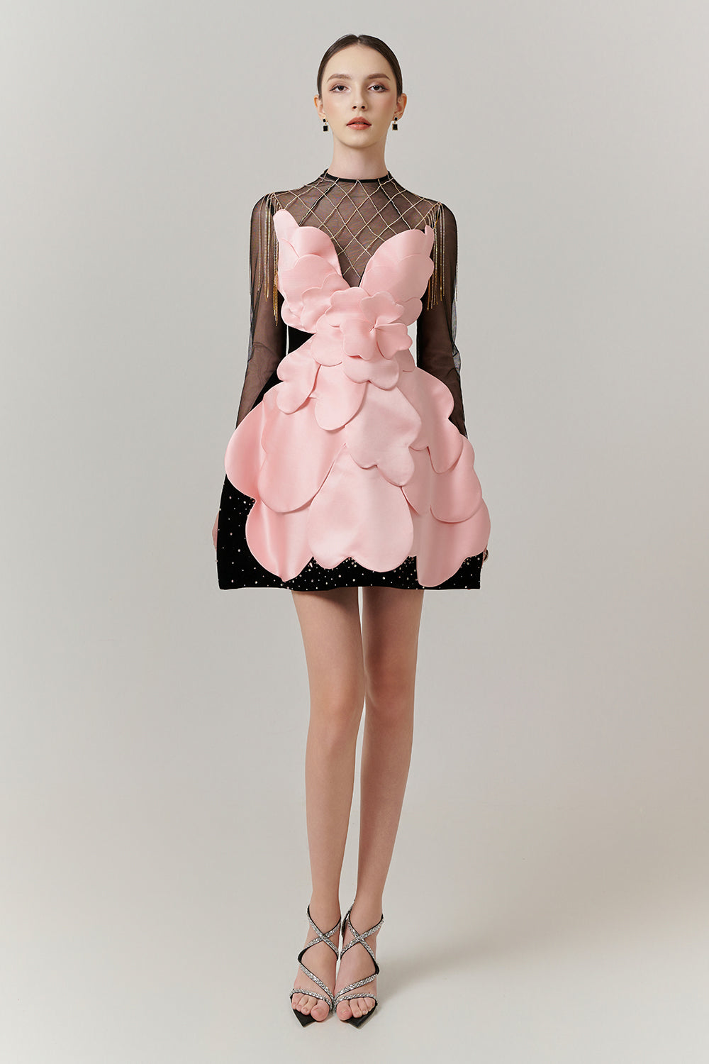 Freya Illusion Chain Mini Dress -