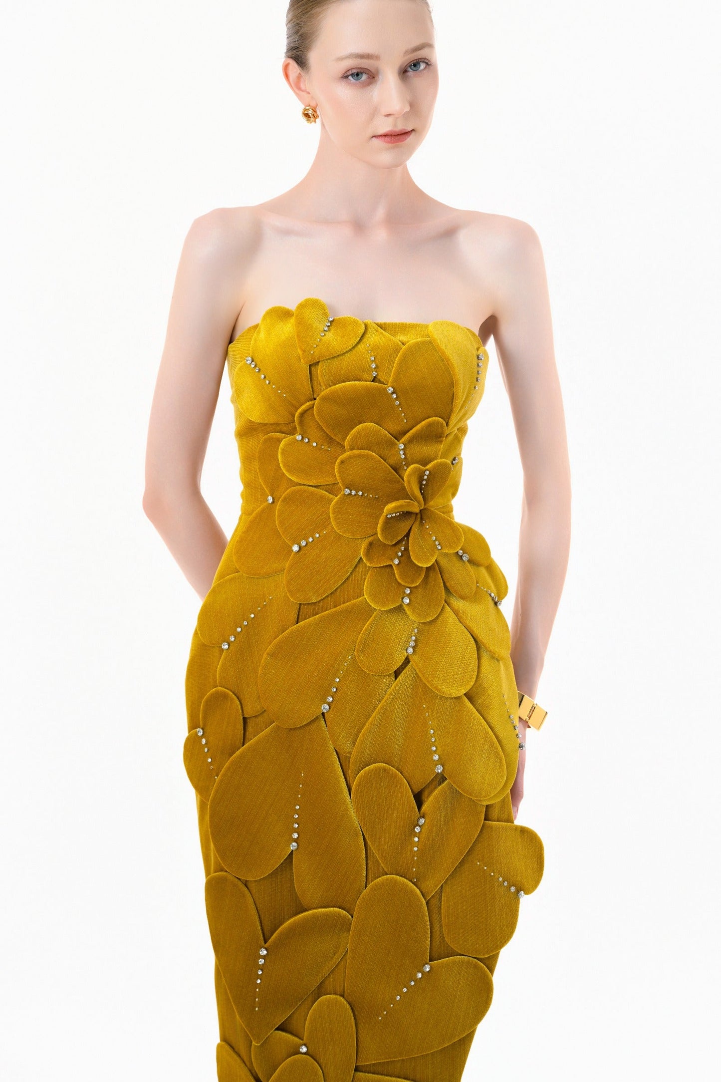 Orel Applique Maxi Dress