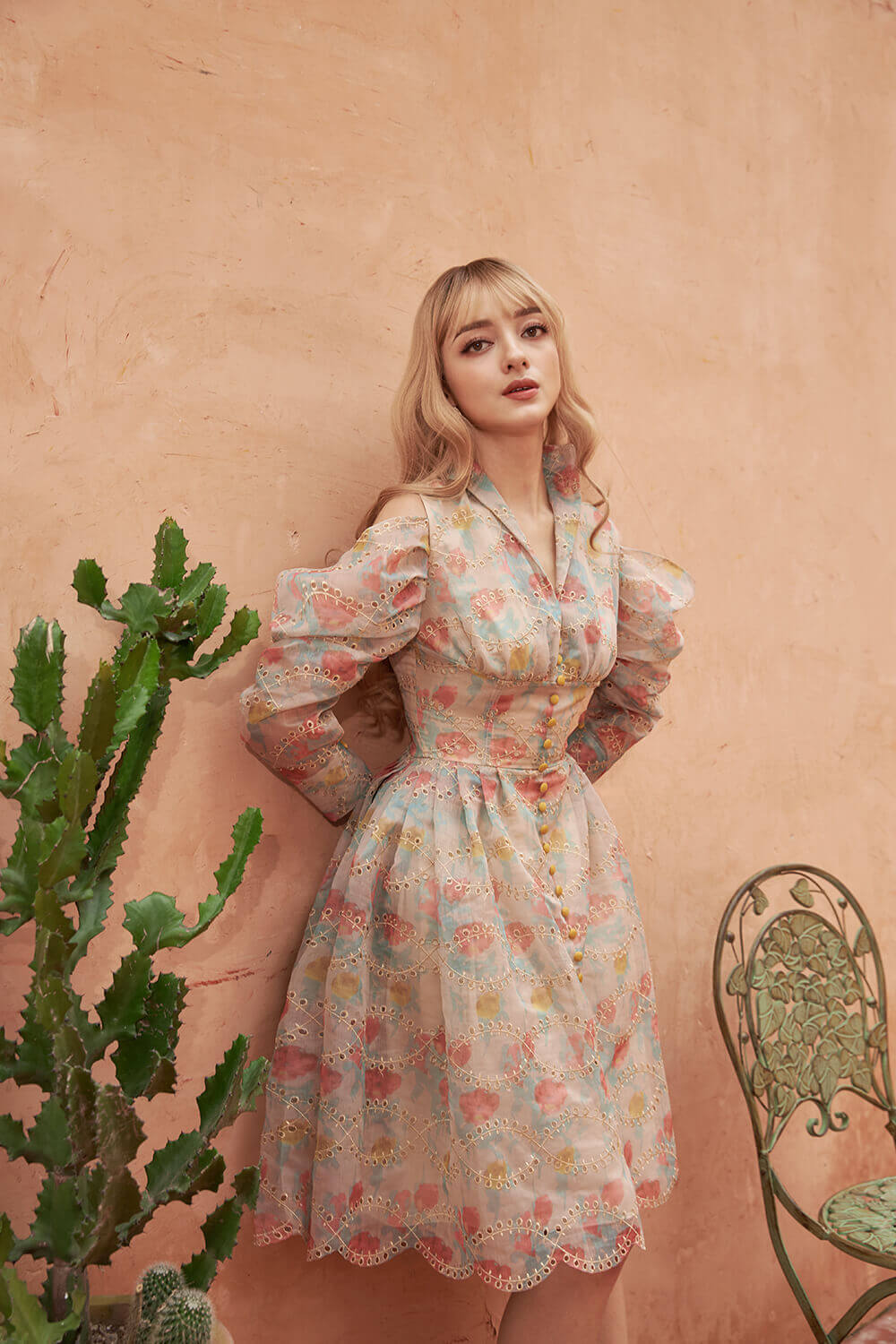 Qiana V-Neck Dress