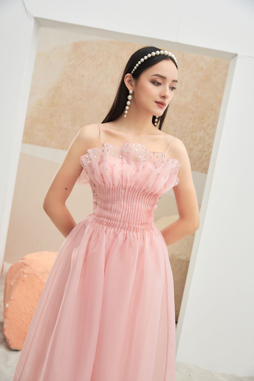 Abby Drapped Chest Dress