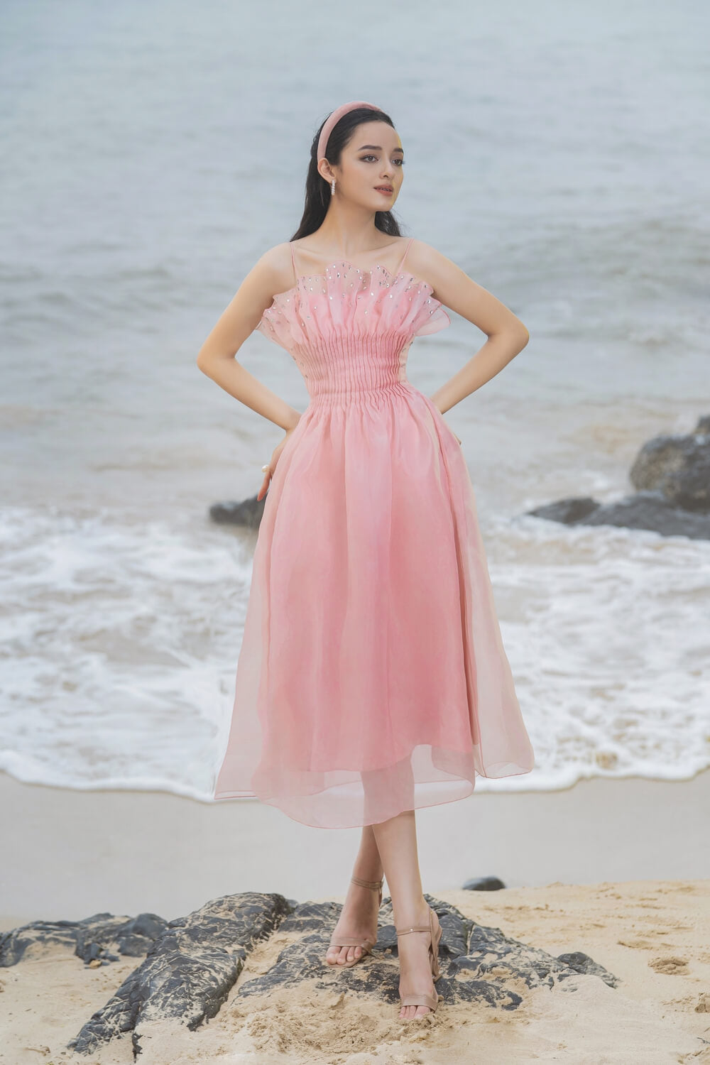 abby pink dress Azazie Abby Junior
