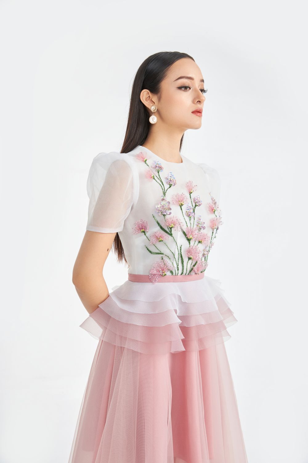 Amity Floral Embroidered Dress