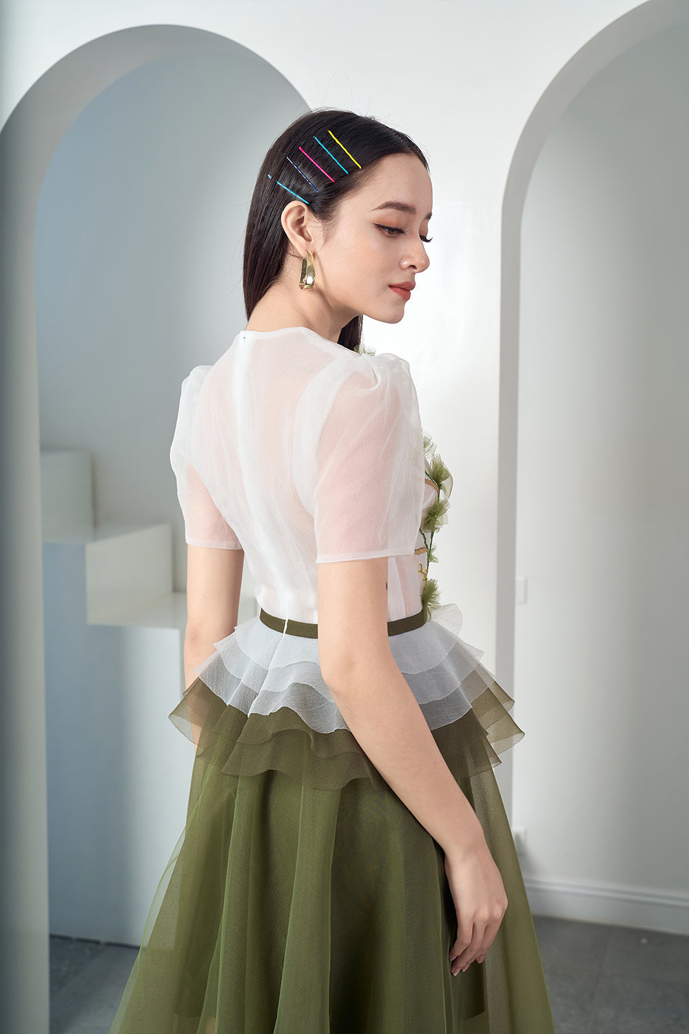 Amity Floral Embroidered Dress