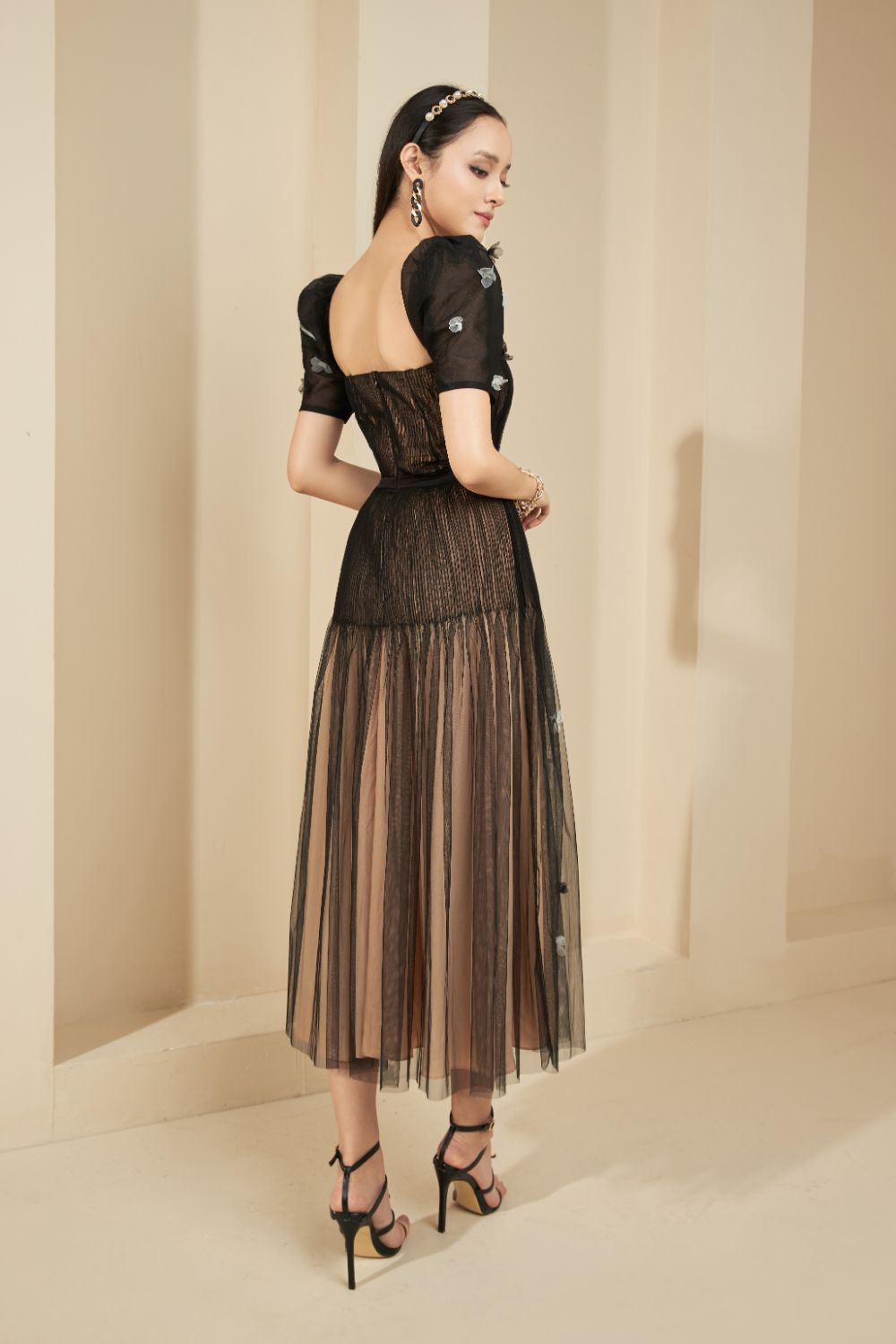 Aniston Square Neck Dress