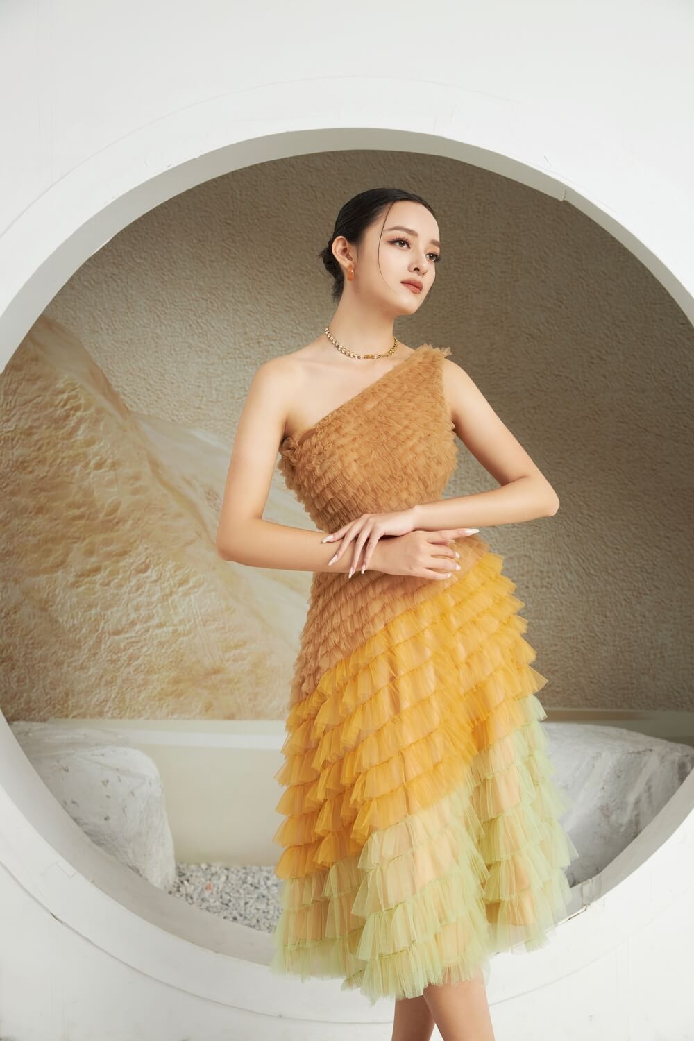 Catacomb One Shoulder Dress
