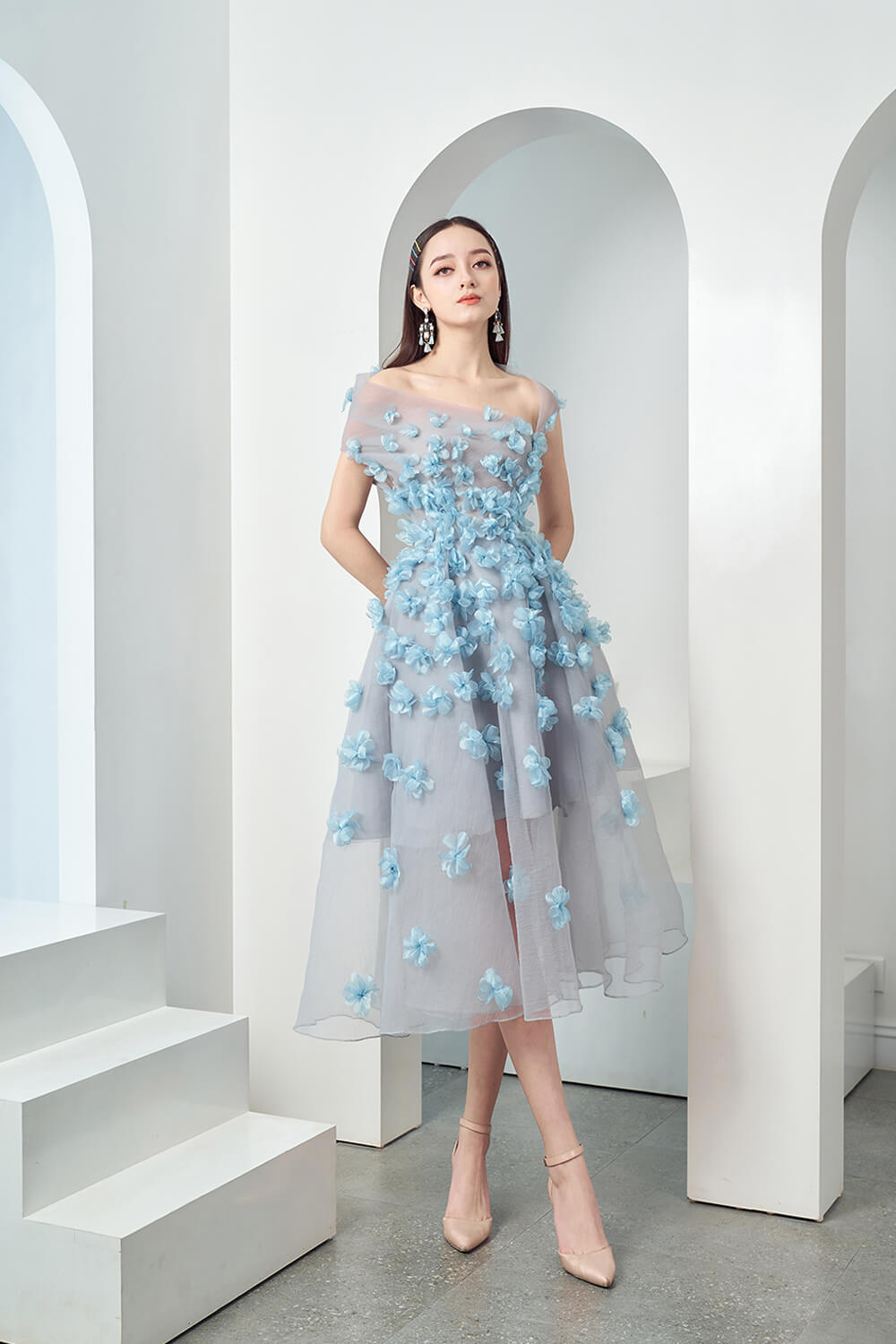 Cynna Off-Shoulder Dress