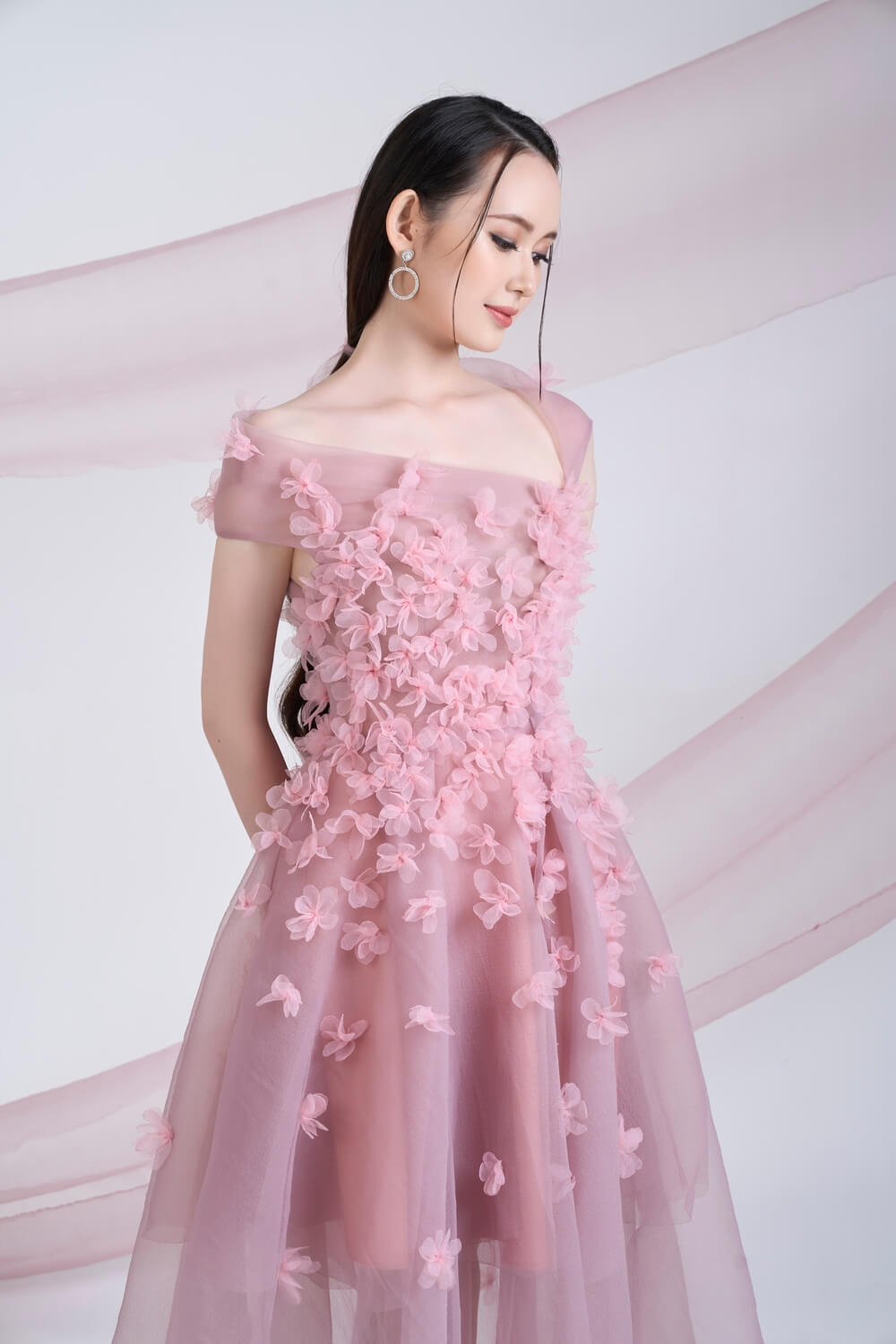 Cynna Off-Shoulder Dress