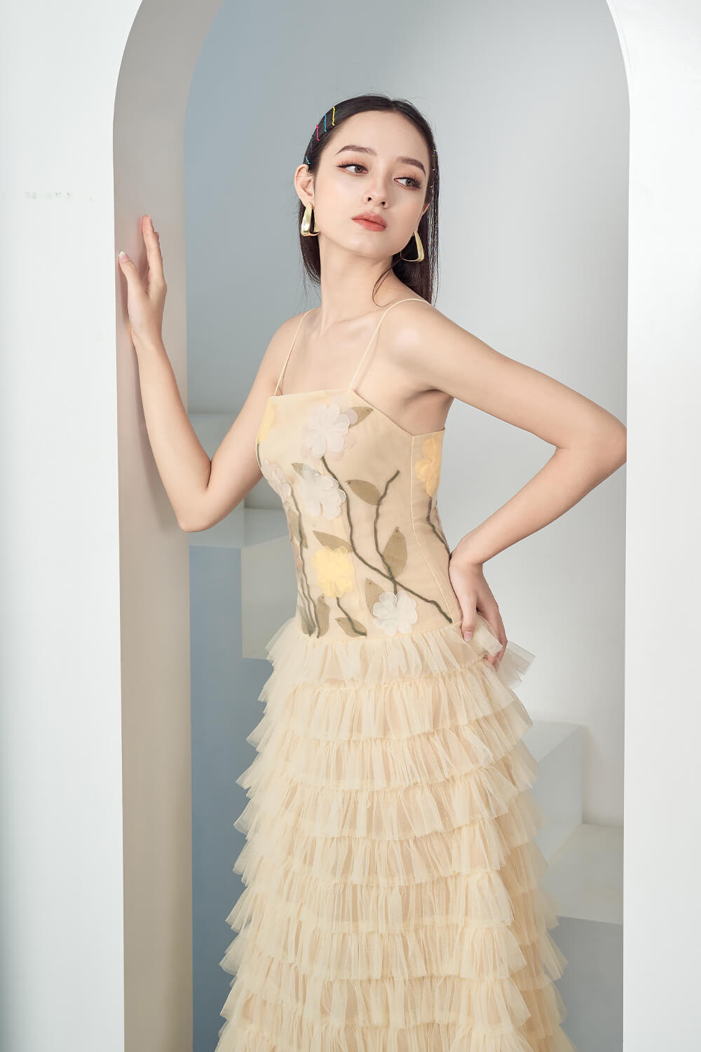 Finalie Ruffle Layered Dress