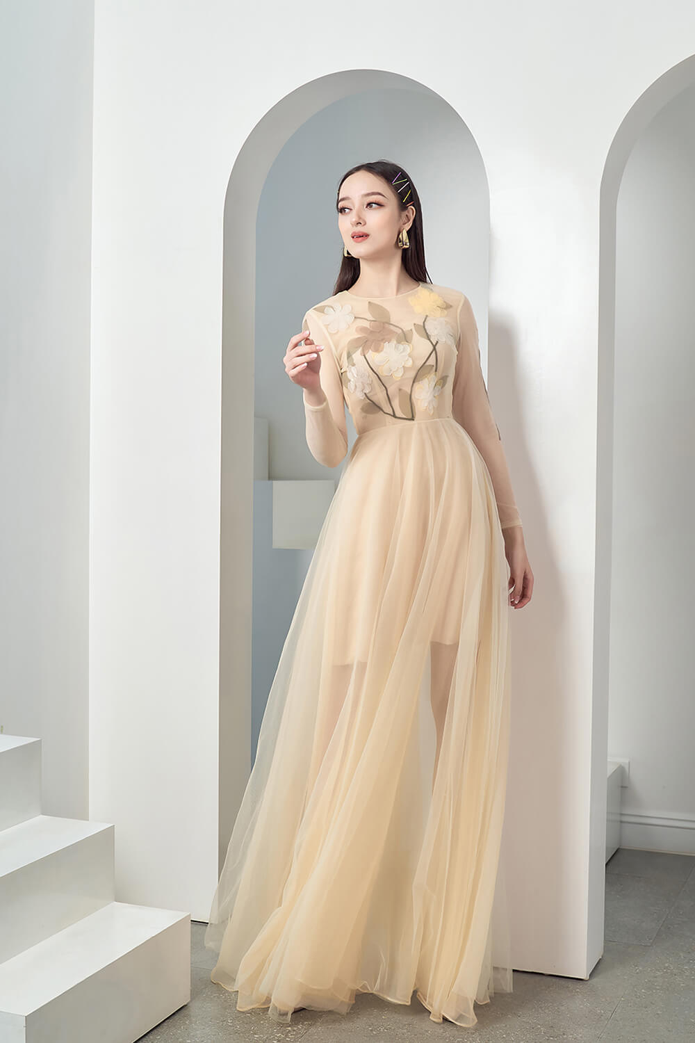Konami Long Sleeves Dress