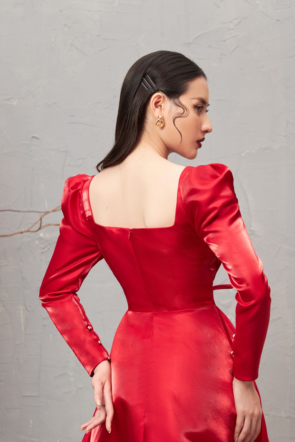 Lysandra Square Neck Dress