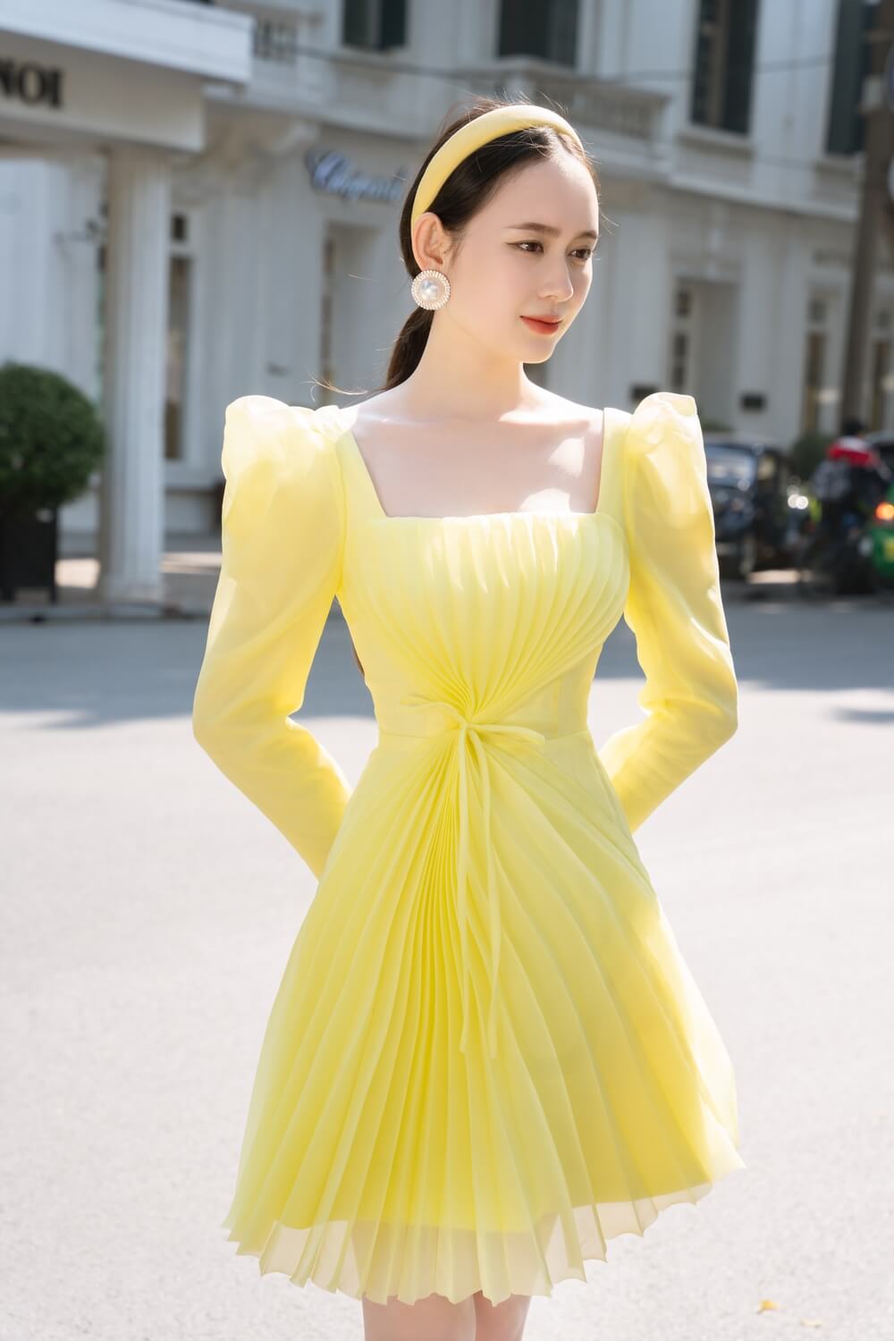 Lysandra Square Neck Dress