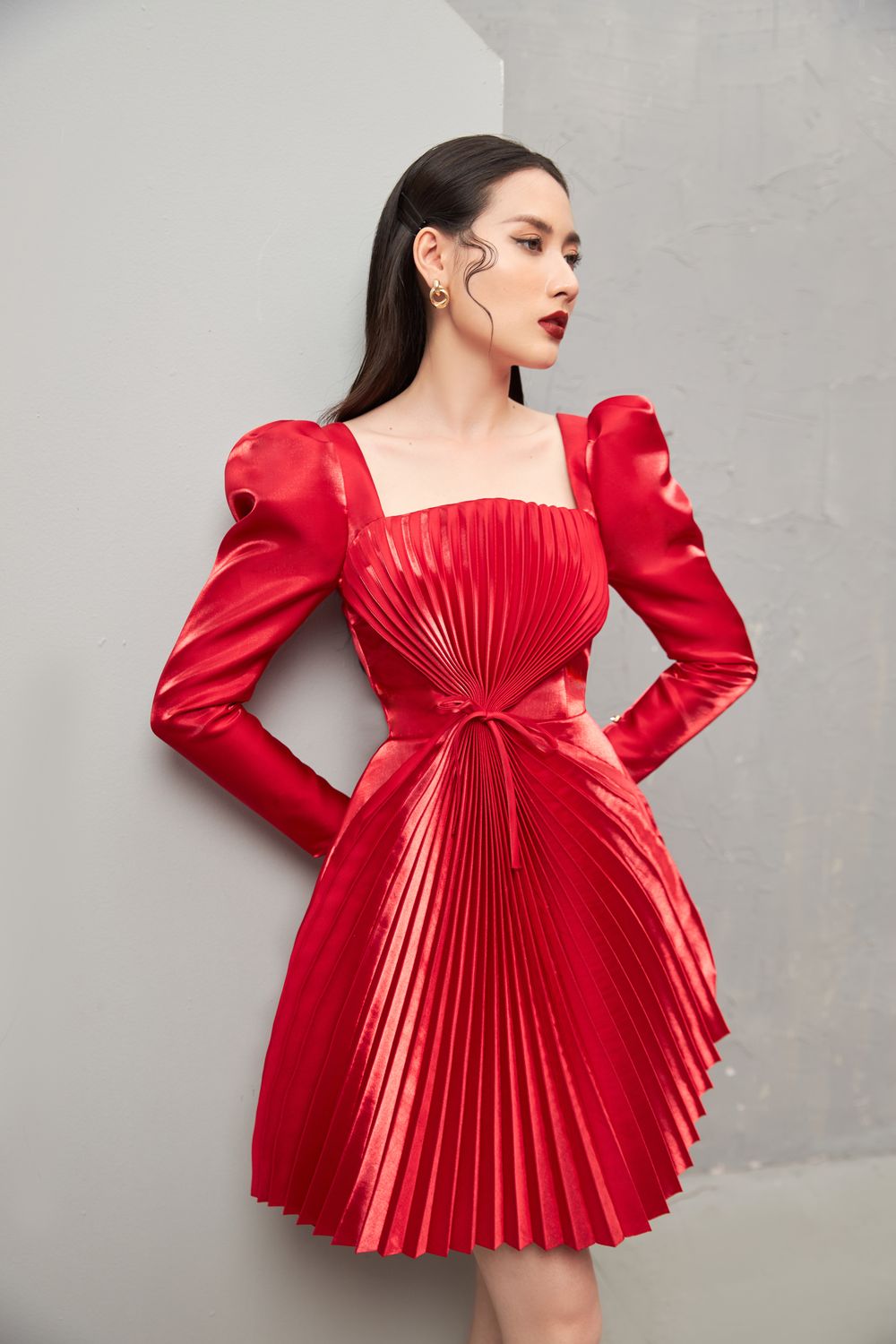Lysandra Square Neck Dress