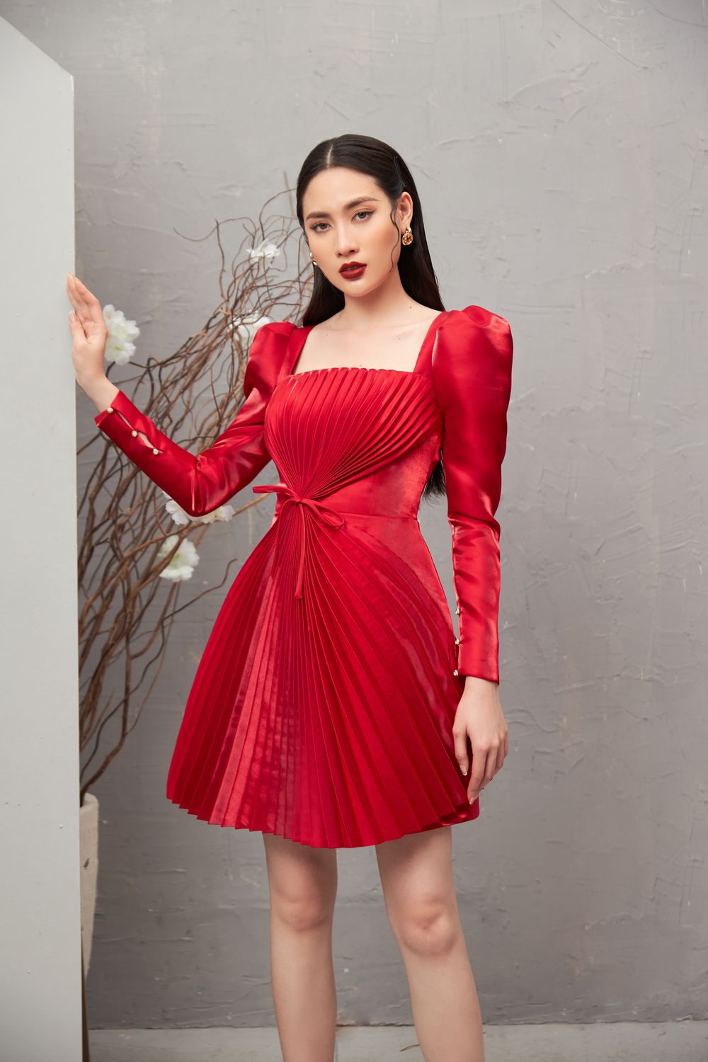 Lysandra Square Neck Dress