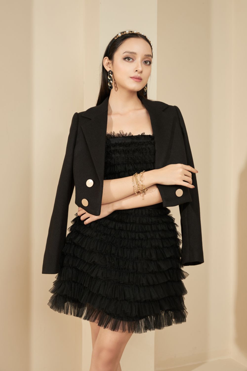 Michael Cropped Blazer