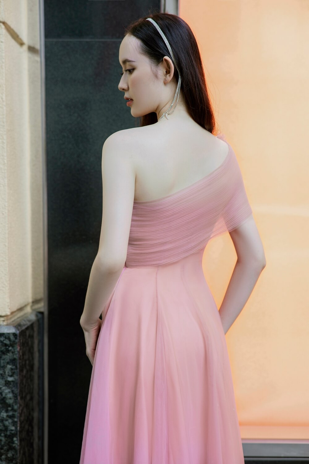 Turkel One Shoulder Dress