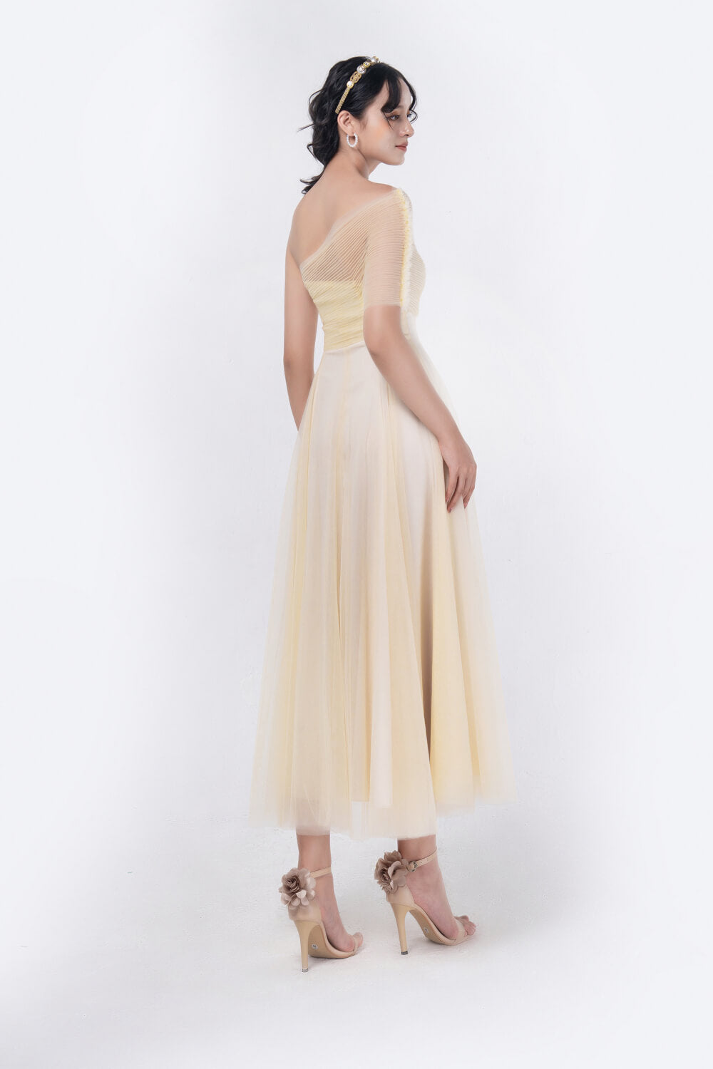 Turkel One Shoulder Dress