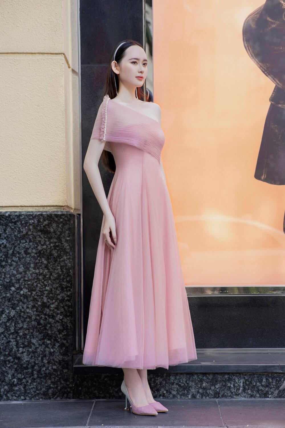 Turkel One Shoulder Dress