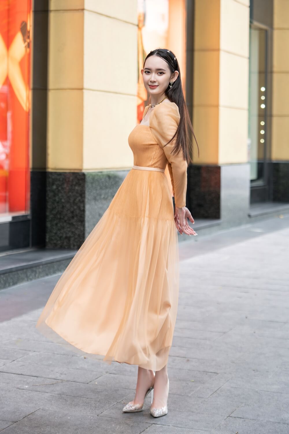 Tyler Square Neck Dress