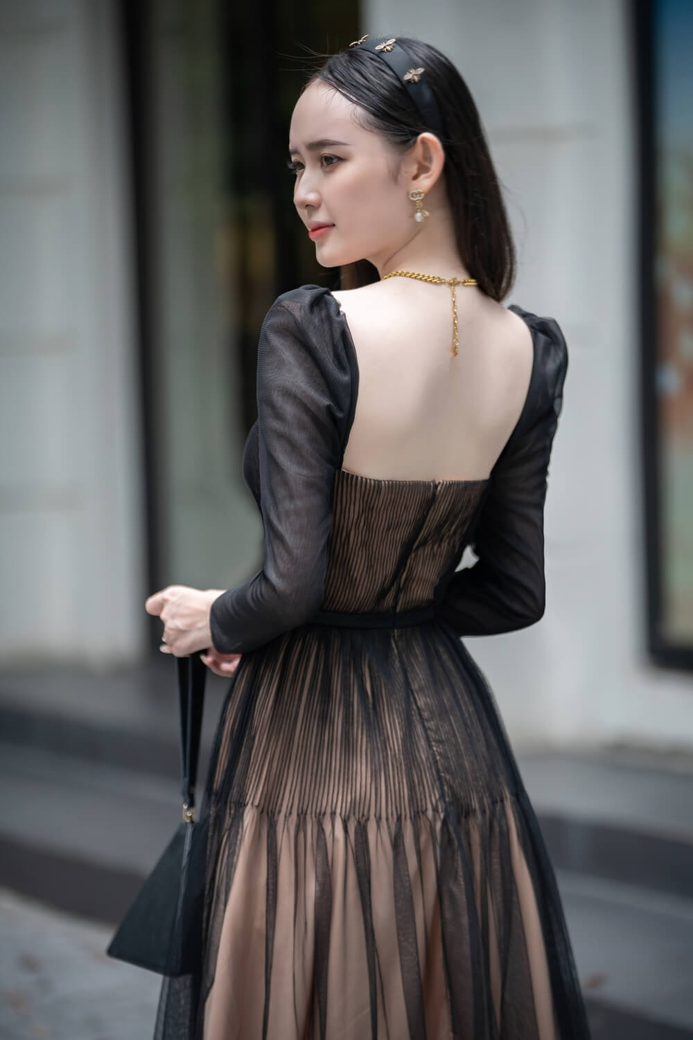 Tyler Square Neck Dress