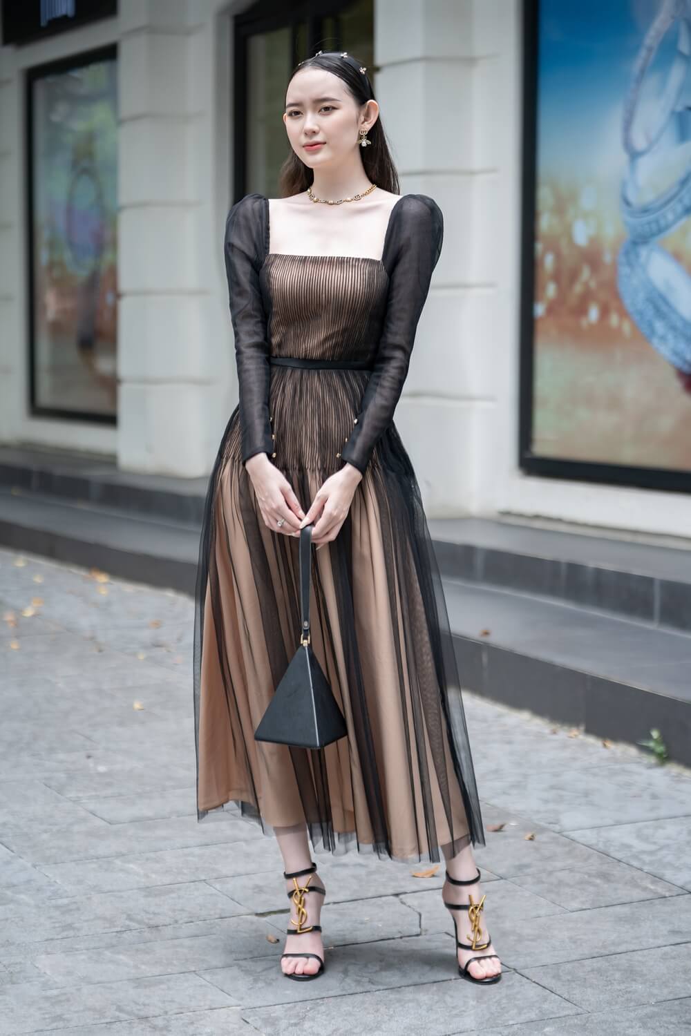 Tyler Square Neck Dress