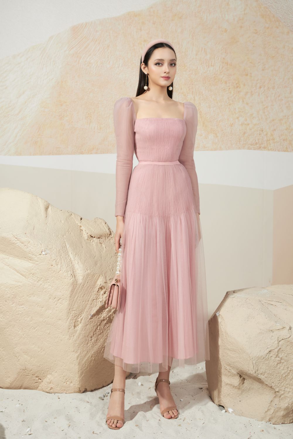 Tyler Square Neck Dress