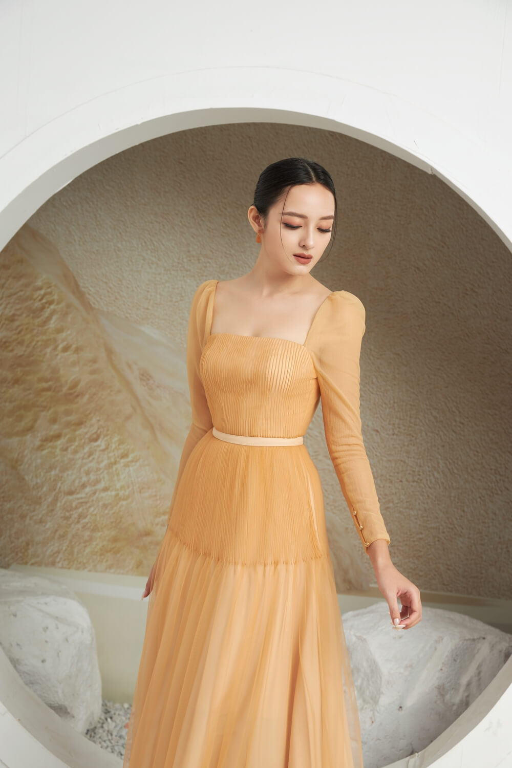 Tyler Square Neck Dress