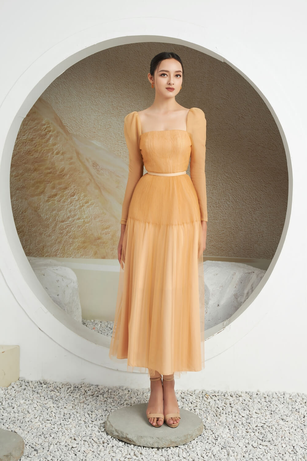 Tyler Square Neck Dress