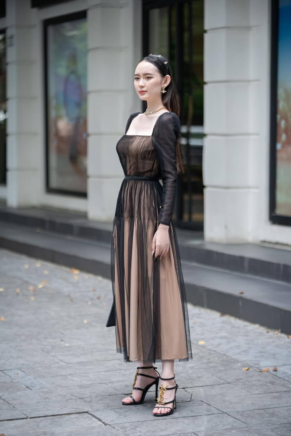 Tyler Square Neck Dress