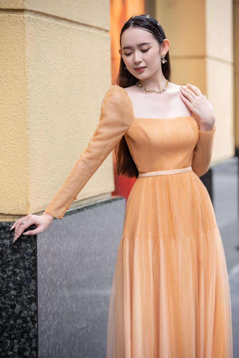 Tyler Square Neck Dress