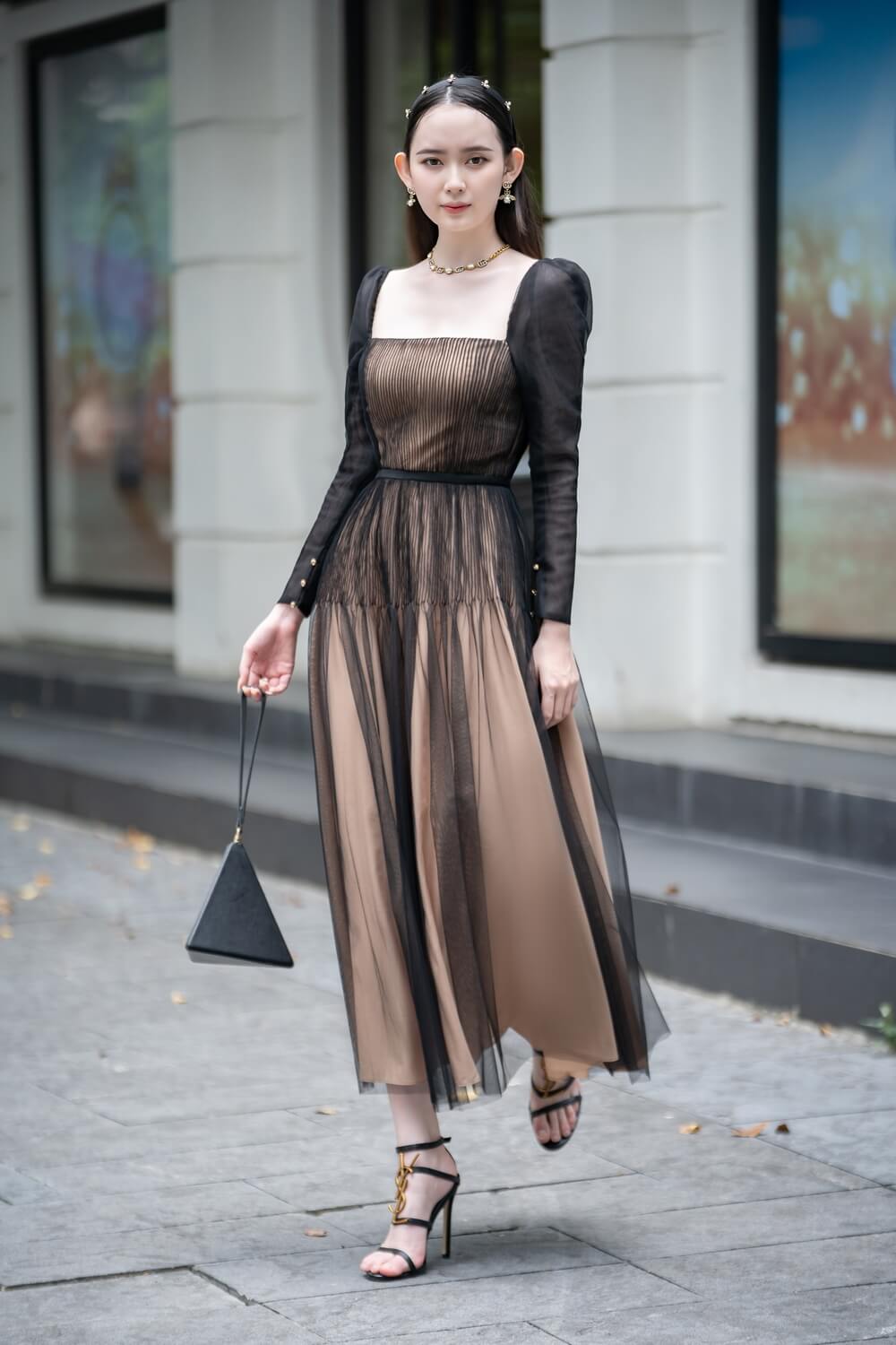 Tyler Square Neck Dress