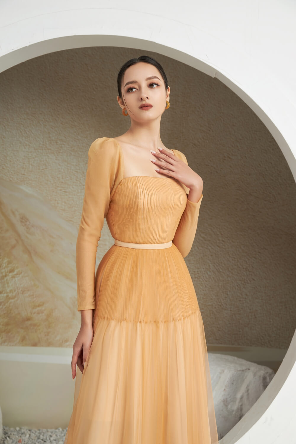 Tyler Square Neck Dress