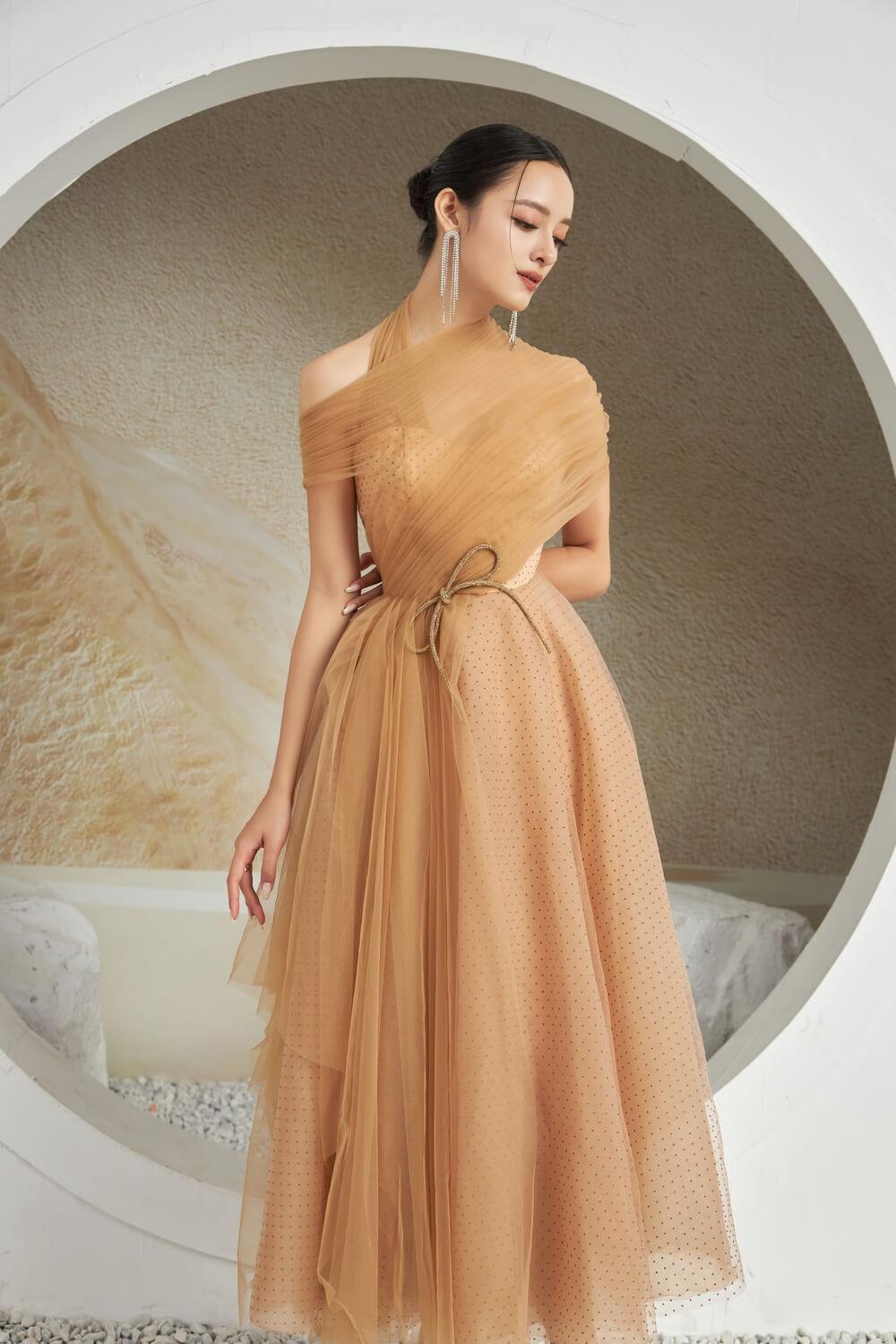 Leslie Cross Over Flap Dress