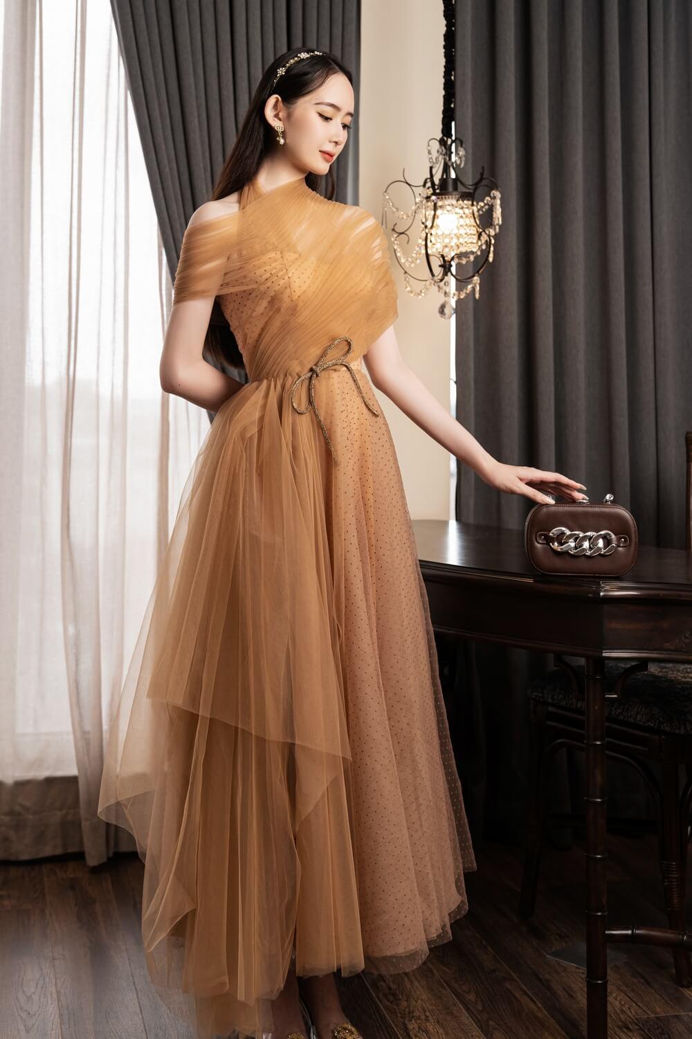 Leslie Cross Over Flap Dress