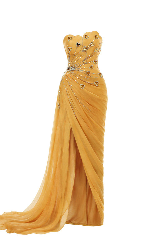 Vire Draped Maxi Dress
