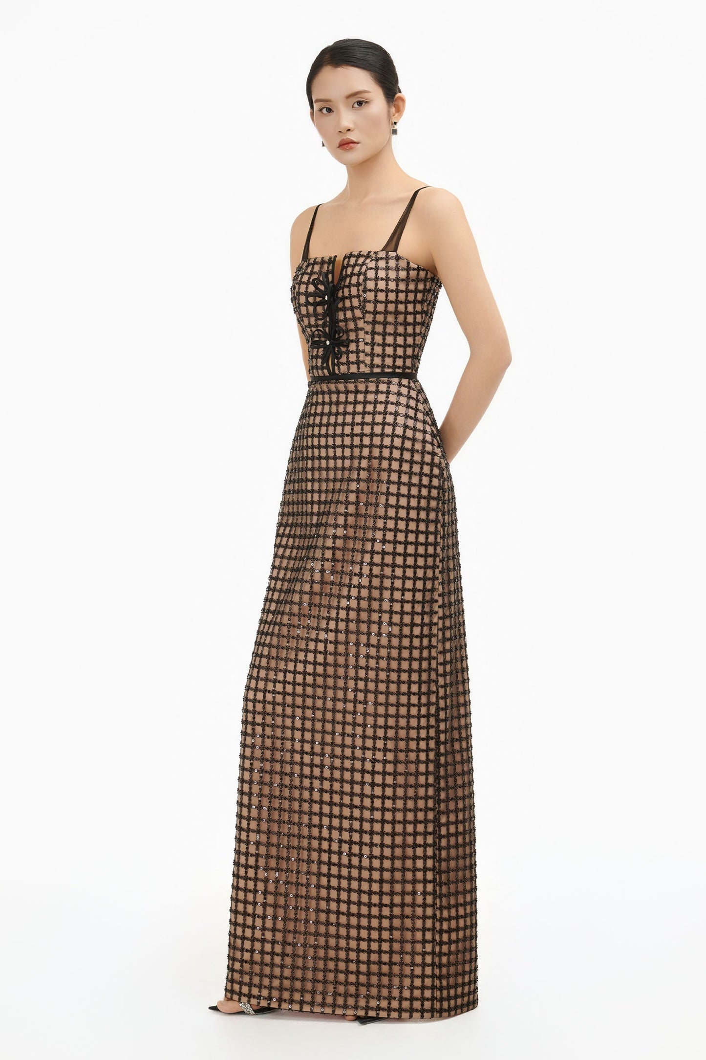 Odette Square Neck Maxi Dress