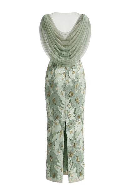 Magnolia Embroidery Maxi Dress