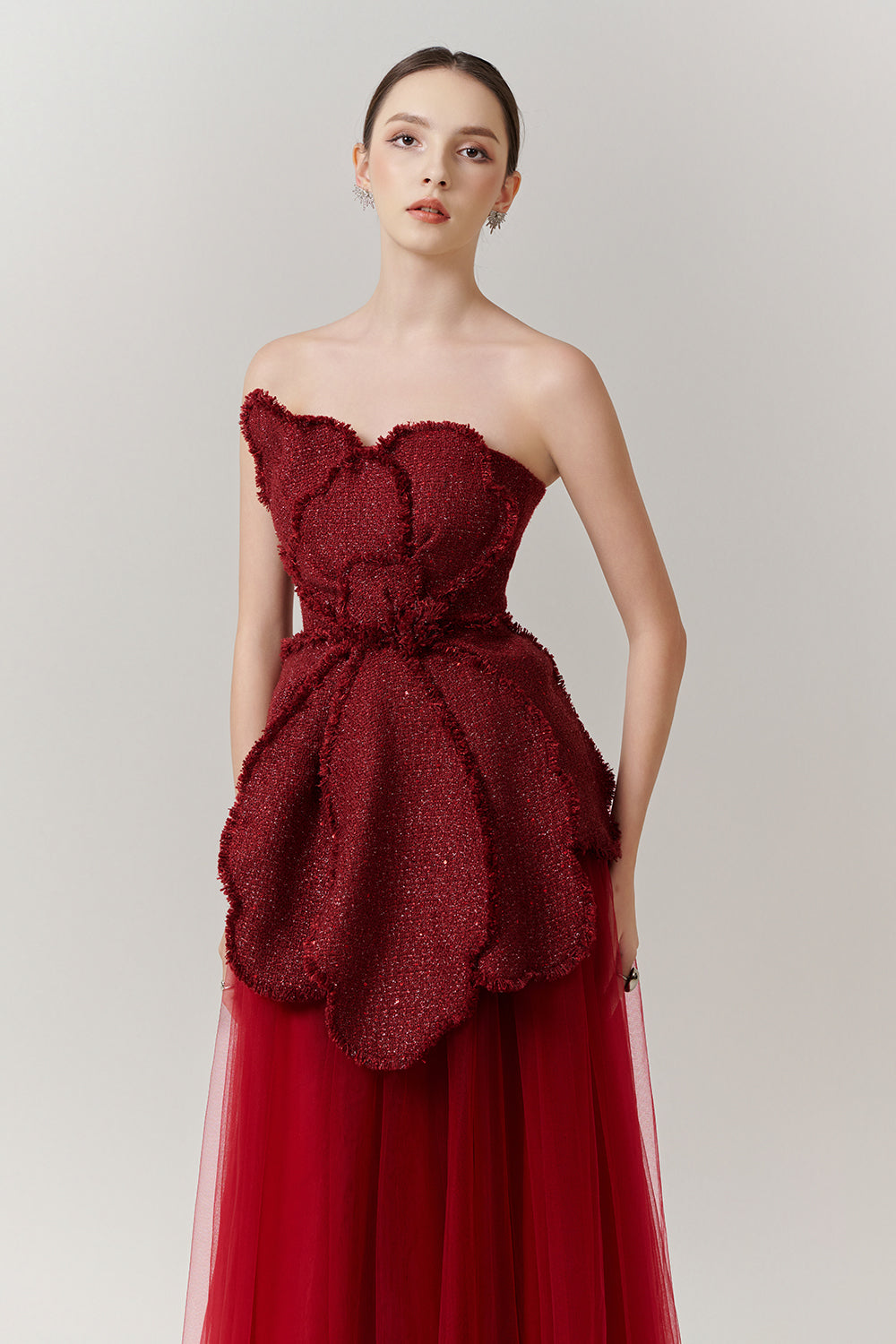 Vivienne Sweetheart Applique Maxi Dress