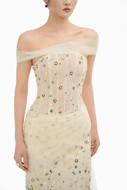Ophelia Sequin Maxi Dress
