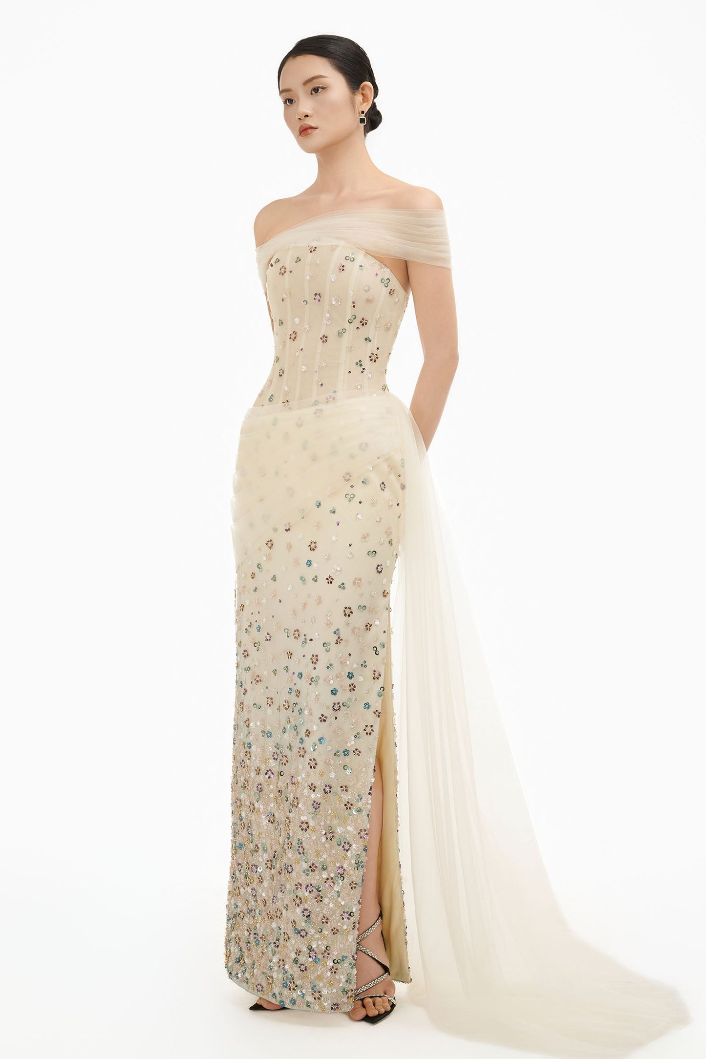 Ophelia Sequin Maxi Dress