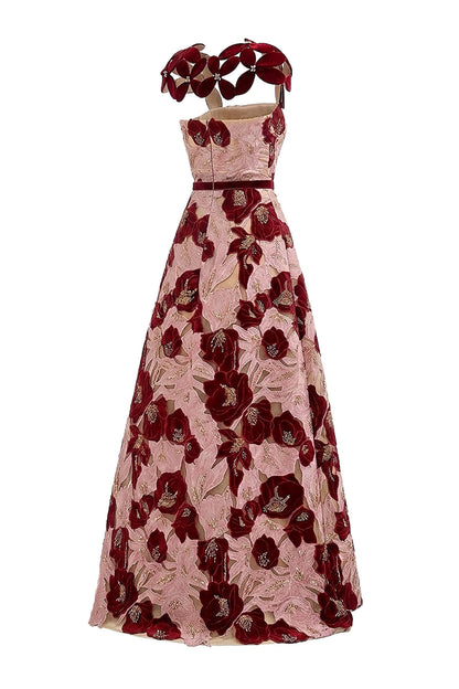Fiora Embroidery Maxi Dress