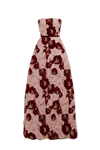 Bloom Straight Across Maxi Dress