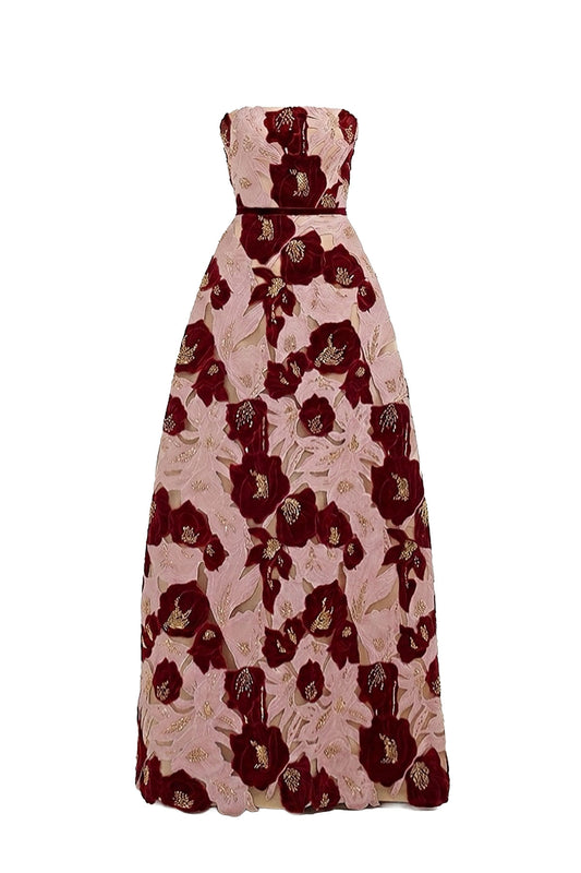 Bloom Straight Across Maxi Dress