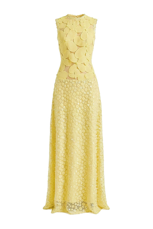 Evangeline Applique Maxi Dress