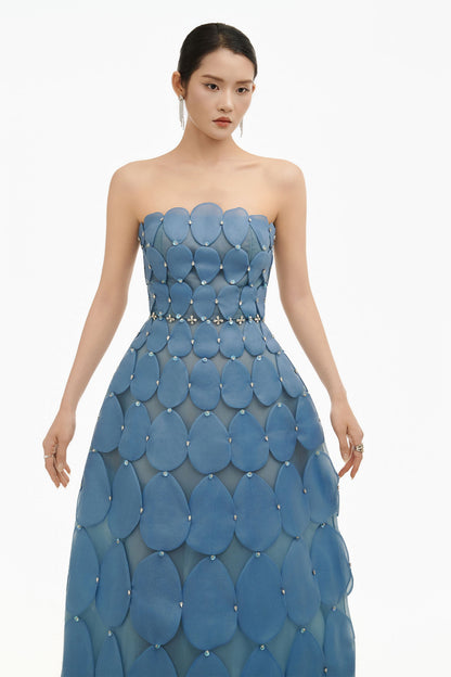 Celeste Straight Across Maxi Dress