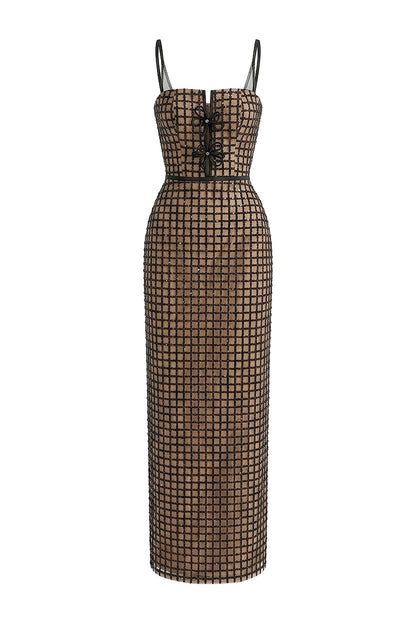 Odette Square Neck Maxi Dress