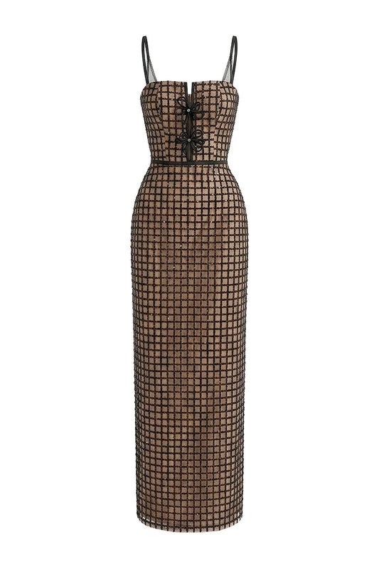 Odette Square Neck Maxi Dress