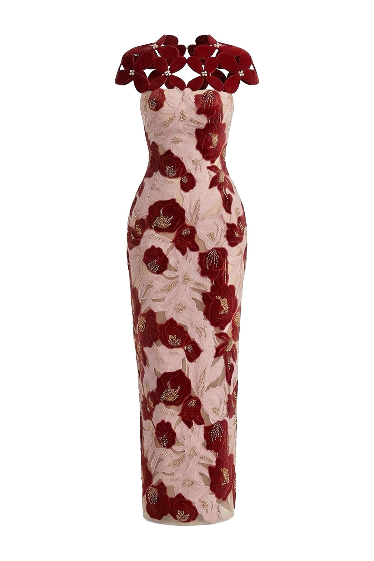 Rosée Applique Maxi Dress